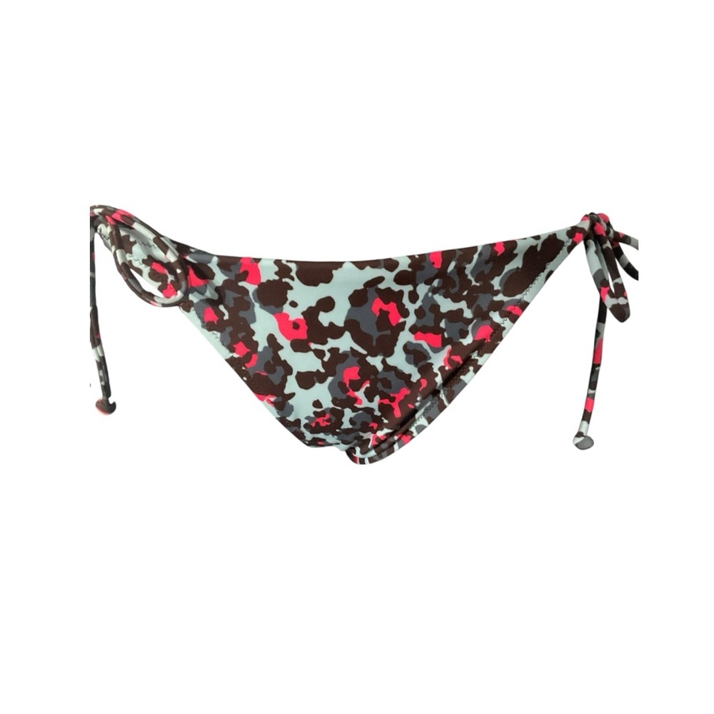 Victoria‎ Secret Abstract Blue Print String Bikini Bottom SZ S Women Sexy Beach - Picture 2 of 13